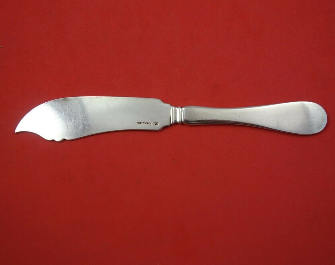 Frank Smith Shell Pattern Sterling Silver Fish Knife 7 1/4" - 2