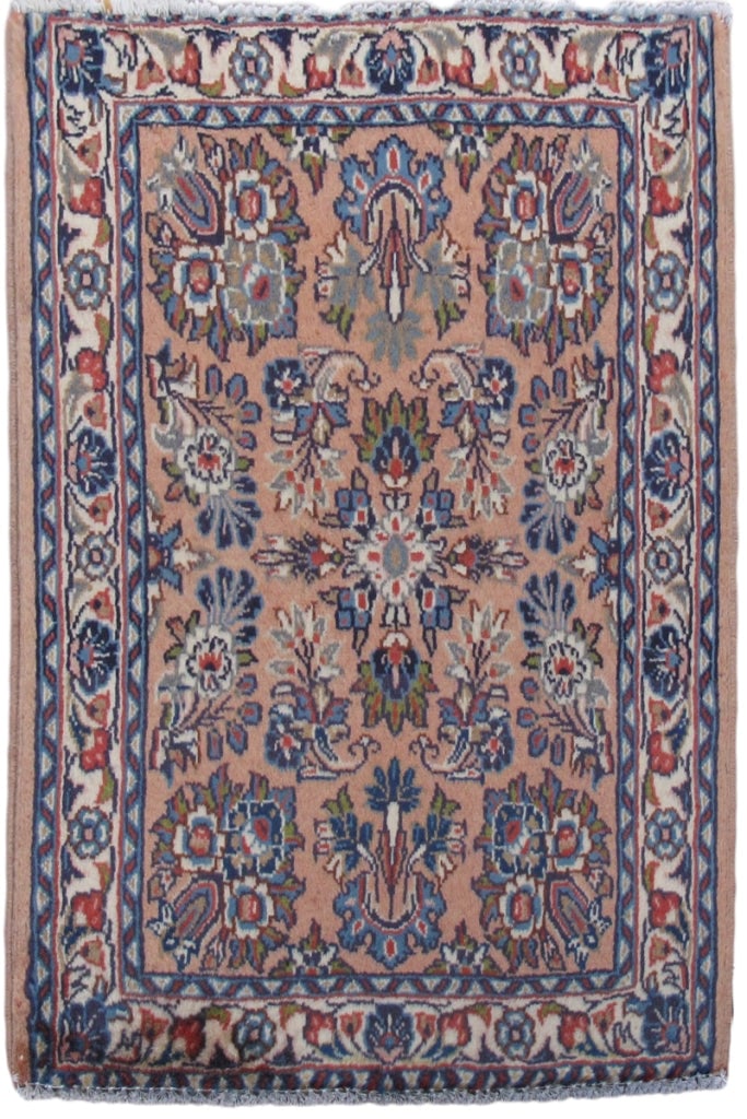 Camel Brown 1'11" x 2'8" Persian Arak Rug Handmade Wool: Camel Brown 1'11" x 2'8" Persian Arak Rug Handmade Wool Free continental US Shipping Enhance your living space with the exquisite 1.11 x 2.8 Camel Brown Persian Arak Rug, a true testament to tradition