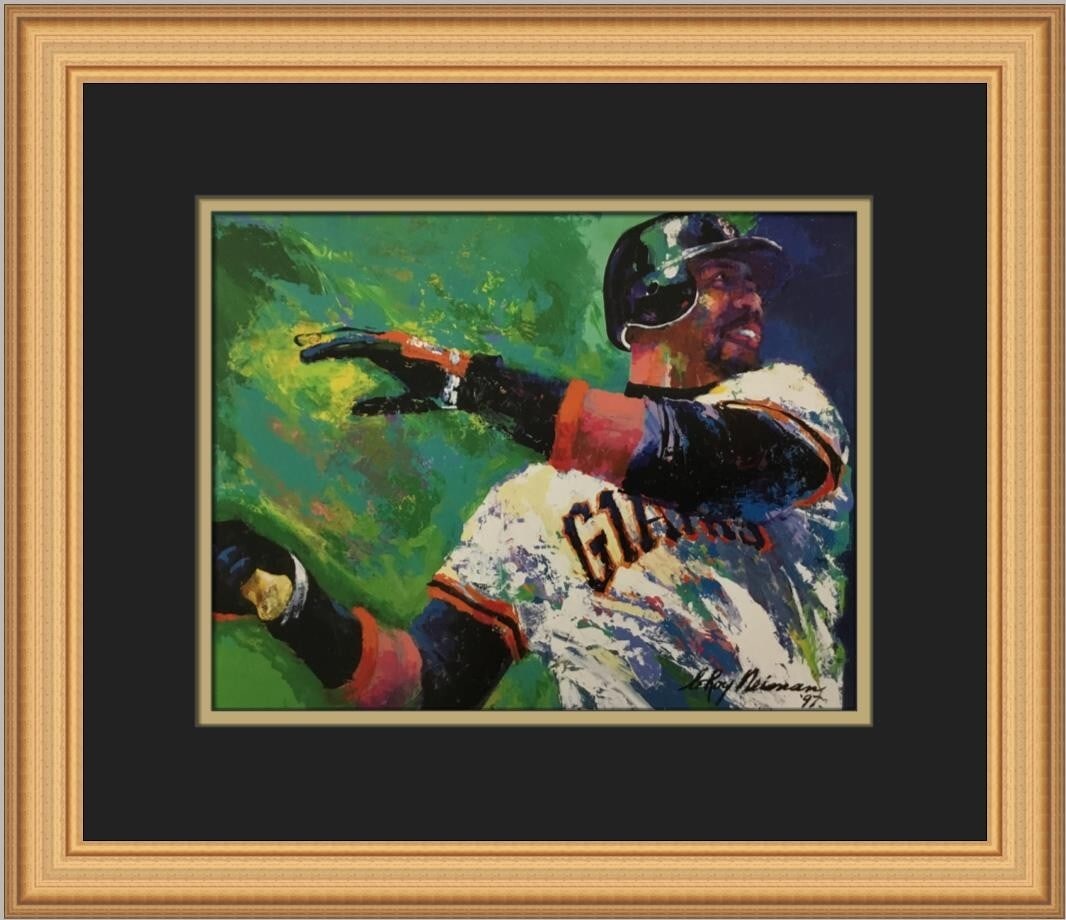 LeRoy Neiman Barry Bonds Custom Framed Print 16x14 Expressionism Art: LeRoy Neiman Barry Bonds Custom Framed Print 16x14 Expressionism Art This stunning custom framed print features the iconic baseball player Barry Bonds, capturing the essence of his dynamic presence th
