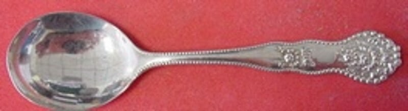 Mount Vernon Adolphus Sterling Silver Chocolate Spoon 3.75 Inches: Mount Vernon Adolphus Sterling Silver Chocolate Spoon 3.75 Inches This exquisite chocolate spoon is crafted from sterling silver and features the elegant Adolphus pattern by Mount Vernon. Measuring 3