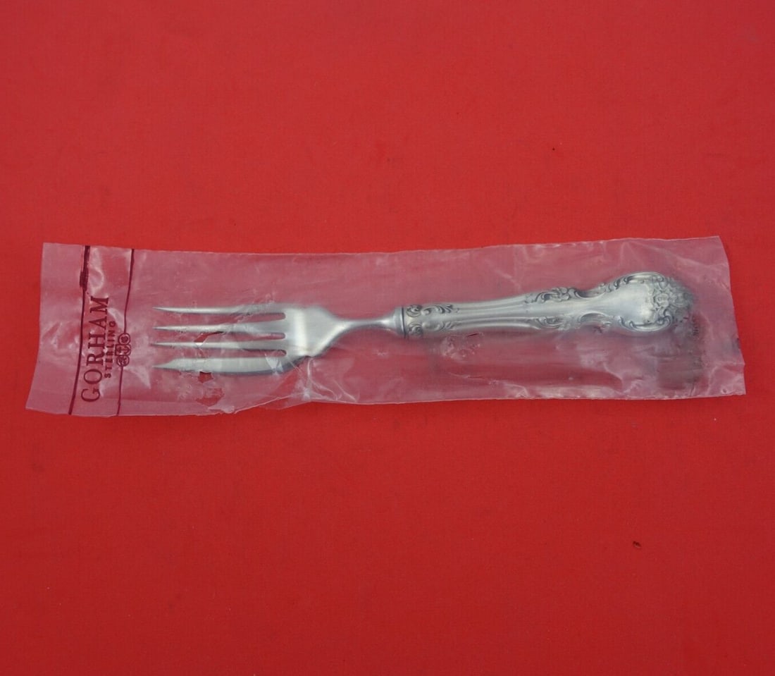 Gorham Melrose Sterling Silver 8 Inch Fish Fork Heirloom Unused: Gorham Melrose Sterling Silver 8 Inch Fish Fork Heirloom Unused Discover the exquisite Melrose fish fork by Gorham, a stunning addition to any dining collection. Crafted from high-quality sterling sil