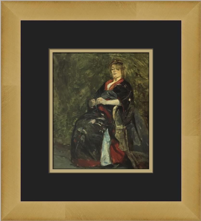 Henri de Toulouse-Lautrec Mme Lili Grenier Custom Framed Print 13 x 12 Impressionism: Henri de Toulouse-Lautrec Mme Lili Grenier Custom Framed Print 13 x 12 Impressionism This exquisite custom framed print features the artwork of Henri de Toulouse-Lautrec, titled 'Mme Lili Grenier.' Me