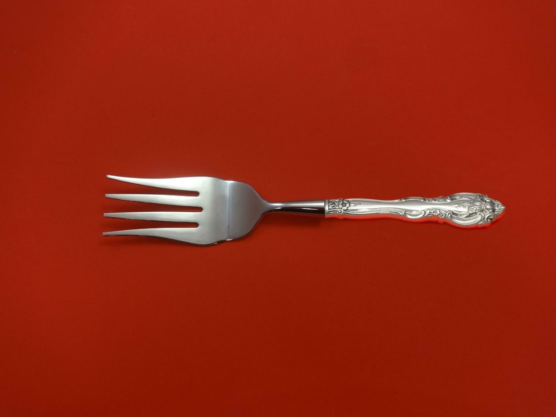 Gorham La Scala Sterling Silver Buffet Fork 8.5" Custom Made: Gorham La Scala Sterling Silver Buffet Fork 8.5" Custom Made This exquisite buffet fork from Gorham features the elegant La Scala pattern, renowned for its intricate design. Crafted from high-quality