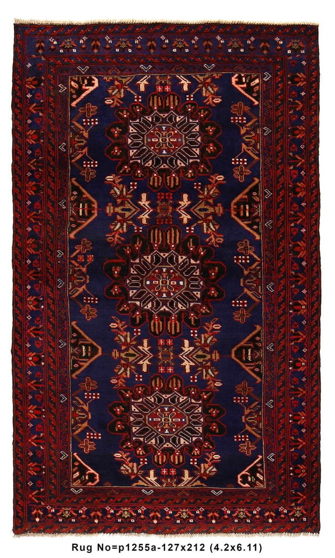 Handmade Afghan Ethnic Wool Rug 4.2 x 6.11 ft: Handmade Afghan Ethnic Wool Rug 4.2 x 6.11 ft Free continental US Shipping Enhance your living space with this exquisite 4.2 x 6.11 Afghan Ethnic Rug, meticulously handmade from high-quality wool. Thi