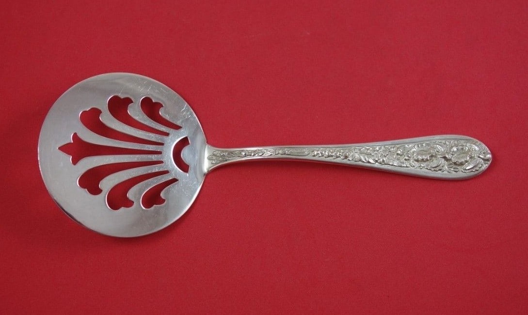 Stieff Corsage Sterling Silver Tomato Server Vintage 7 3/4" (1 of 2)