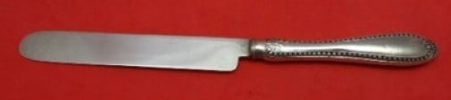 Tift & Whiting Old Bead Sterling Silver Tea Knife 8 1/4": Tift & Whiting Old Bead Sterling Silver Tea Knife 8 1/4" This exquisite tea knife from Tift & Whiting features the elegant Old Bead pattern. Crafted from high-quality sterling silver, this 8 1/4" knif