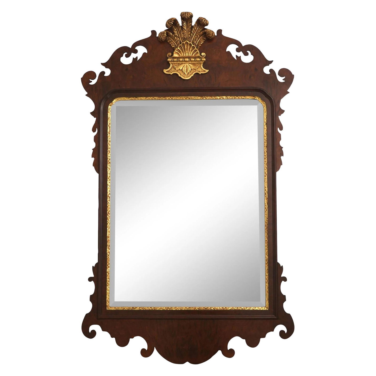 Friedman Brothers Colonial Williamsburg Prince of Wales Beveled Mirror: Friedman Brothers Colonial Williamsburg Prince of Wales Beveled Mirror This exquisite Colonial Williamsburg Prince of Wales Mirror features a stunning burl walnut frame and high-quality construction.