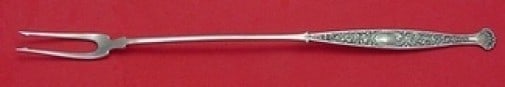 Whiting Hyperion Sterling Silver Long Pickle Fork 9": Whiting Hyperion Sterling Silver Long Pickle Fork 9" Introducing the Hyperion Pickle Fork by Whiting, a stunning example of fine craftsmanship. This long serving fork, measuring 9 inches, is made of h