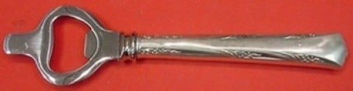 Gorham Greenbrier Sterling Silver Custom Bottle Opener 6.5": Gorham Greenbrier Sterling Silver Custom Bottle Opener 6.5" This exquisite bottle opener features a hollow handle crafted from sterling silver, complemented by a durable stainless steel implement. Cus