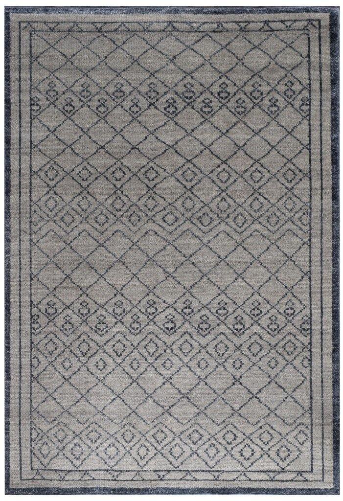 5.4 x 7.9 Handmade Gray Modern Area Rug Elegant Design: 5.4 x 7.9 Handmade Gray Modern Area Rug Elegant Design Free continental US Shipping Transform your living space with this elegant 5' 4" x 7' 9" Gray Modern Rug, designed to bring warmth and sophistica