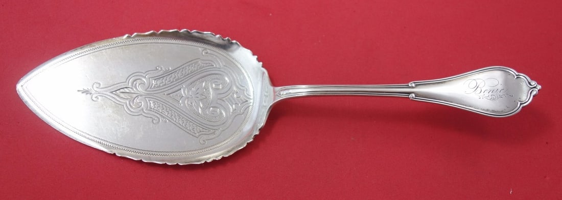 Vanderslice Gothic Eureka Sterling Silver Pie Server 9 1/4 Inch: Vanderslice Gothic Eureka Sterling Silver Pie Server 9 1/4 Inch This exquisite Gothic aka Eureka pie server by Vanderslice showcases the artistry of sterling silver craftsmanship from the late 19th ce
