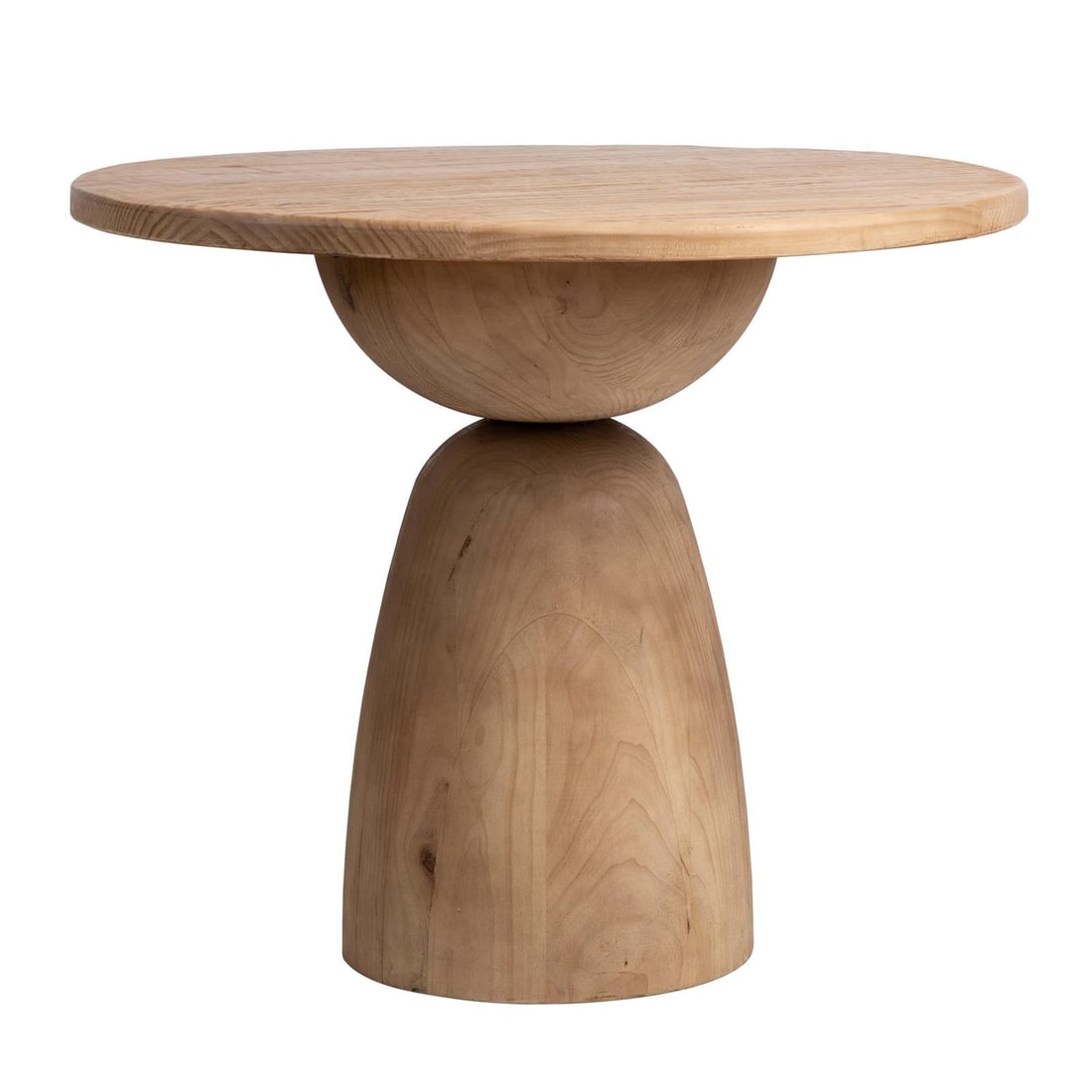 Cabrera Round Bistro Table in Reclaimed Pine: Cabrera Round Bistro Table in Reclaimed Pine Introducing the Round Cabrera Bistro Table, an elegant addition to any dining space. Crafted from reclaimed pine wood, this bistro table features a sturdy