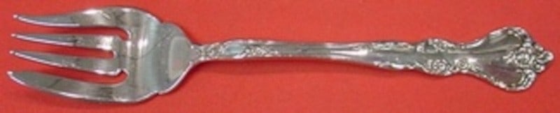 Sterling Silver Salad Fork Savannah Pattern by Reed and Barton 6.25 Inch: Sterling Silver Salad Fork Savannah Pattern by Reed and Barton 6.25 Inch This is a Reed & Barton sterling silver salad fork in the Savannah pattern. The fork measures 6 1/4 inches in length and is not