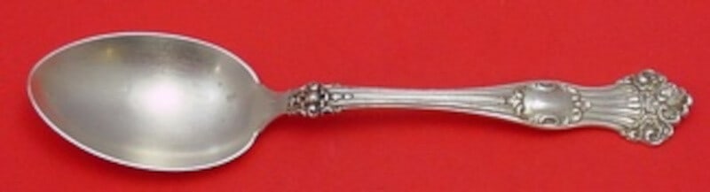 Alvin Viking Sterling Silver Serving Spoon 8 3/8 inches: Alvin Viking Sterling Silver Serving Spoon 8 3/8 inches This exquisite serving spoon is part of the Viking pattern by Alvin and is crafted from high-quality sterling silver. Measuring 8 3/8 inches, it