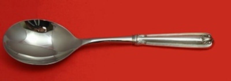 Towle Benjamin Franklin Sterling Silver Casserole Spoon Custom 11.5": Towle Benjamin Franklin Sterling Silver Casserole Spoon Custom 11.5" Elevate your dining experience with the exquisite Benjamin Franklin casserole spoon by Towle. Crafted from high-quality sterling si