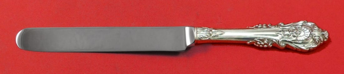 Wallace Sir Christopher Sterling Silver 7" Child Breakfast Knife: Wallace Sir Christopher Sterling Silver 7" Child Breakfast Knife This exquisite 7" breakfast knife is part of the Sir Christopher pattern by Wallace. Crafted from high-quality sterling silver, it feat