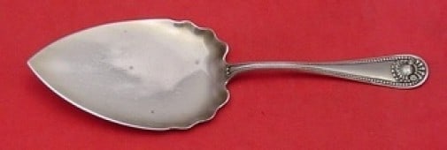 Whiting Sterling Silver Bead Pattern Pie Server 7.5 Inches: Whiting Sterling Silver Bead Pattern Pie Server 7.5 Inches This exquisite pie server from Whiting showcases the elegant Bead pattern, a hallmark of fine craftsmanship from the late 19th century. Made