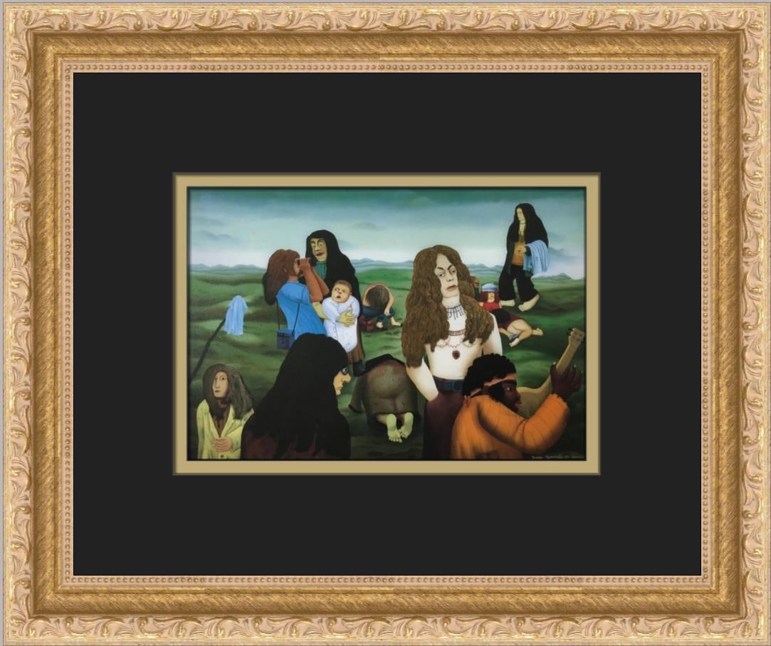 Josip Generalic Woodstock Custom Framed Surrealist Print (1 of 2)