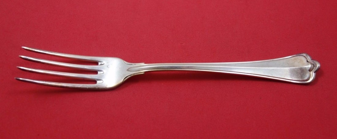 Zaramella Argenti San Marco 7.25 Inch 800 Silver Fork Italy: Zaramella Argenti San Marco 7.25 Inch 800 Silver Fork Italy This regular fork from the San Marco (also known as Saint Mark) pattern by Zaramella Argenti is crafted from .800 silver and features a clas