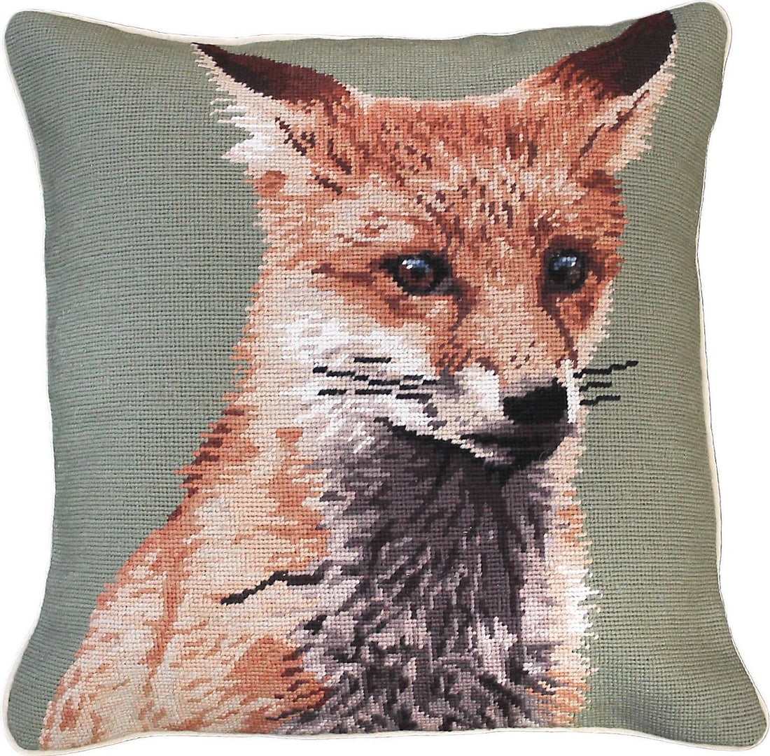 Charming Fox Decorative Pillow by Michaelian Home Rustic Style 18x18 (1 of 1)