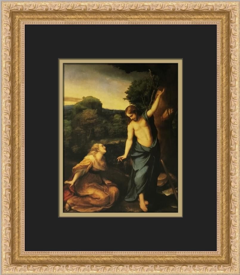 Correggio Noli Me Tangere Custom Framed Art Print 1992 (1 of 2)