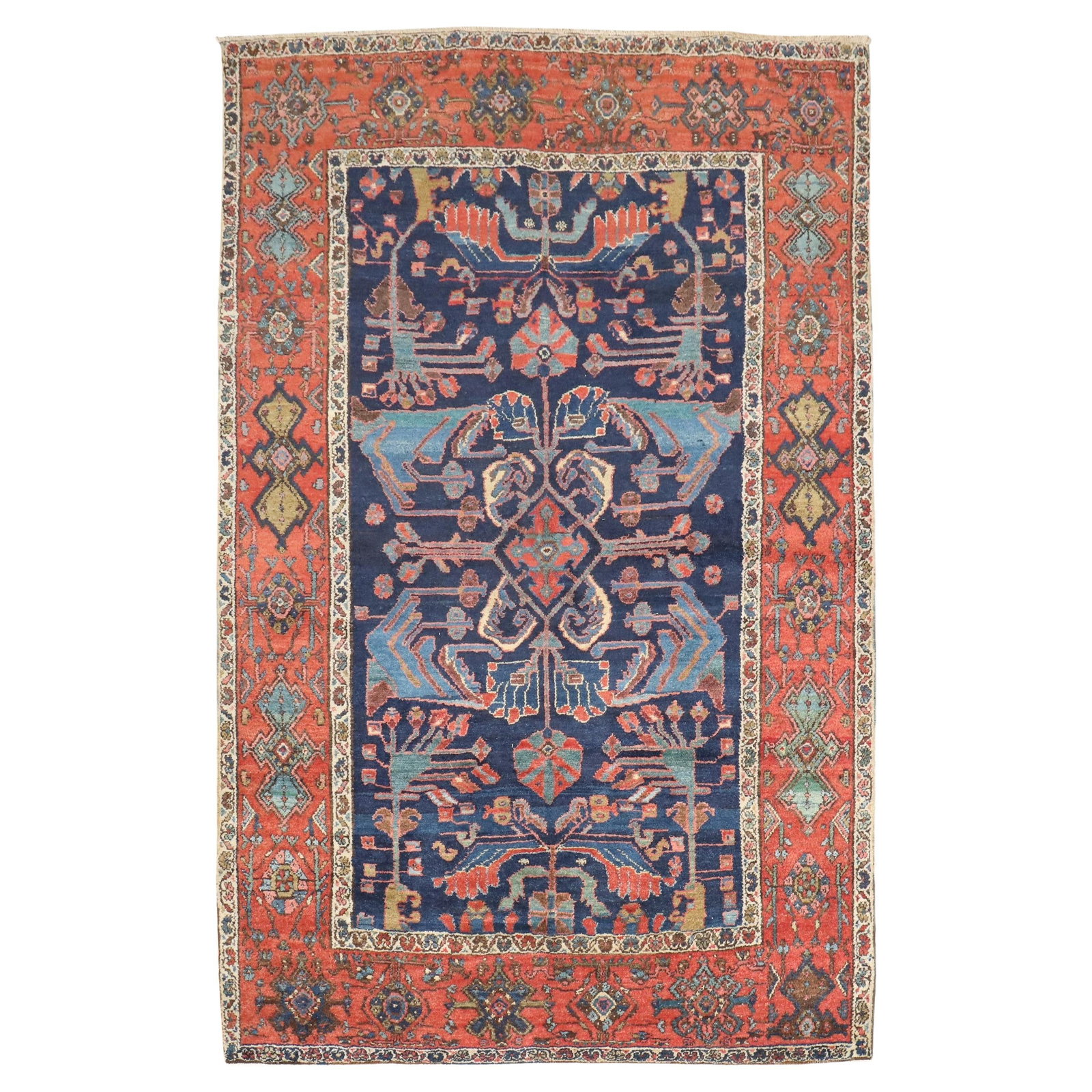 1910 Malayer Style Hand-Knotted Wool Persian Accent Rug 54 x 80 (1 of 10)