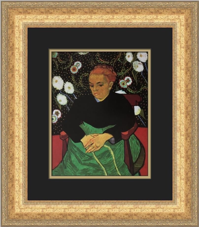Vincent Van Gogh La Berceuse Custom Framed Print 19x17 (1 of 2)