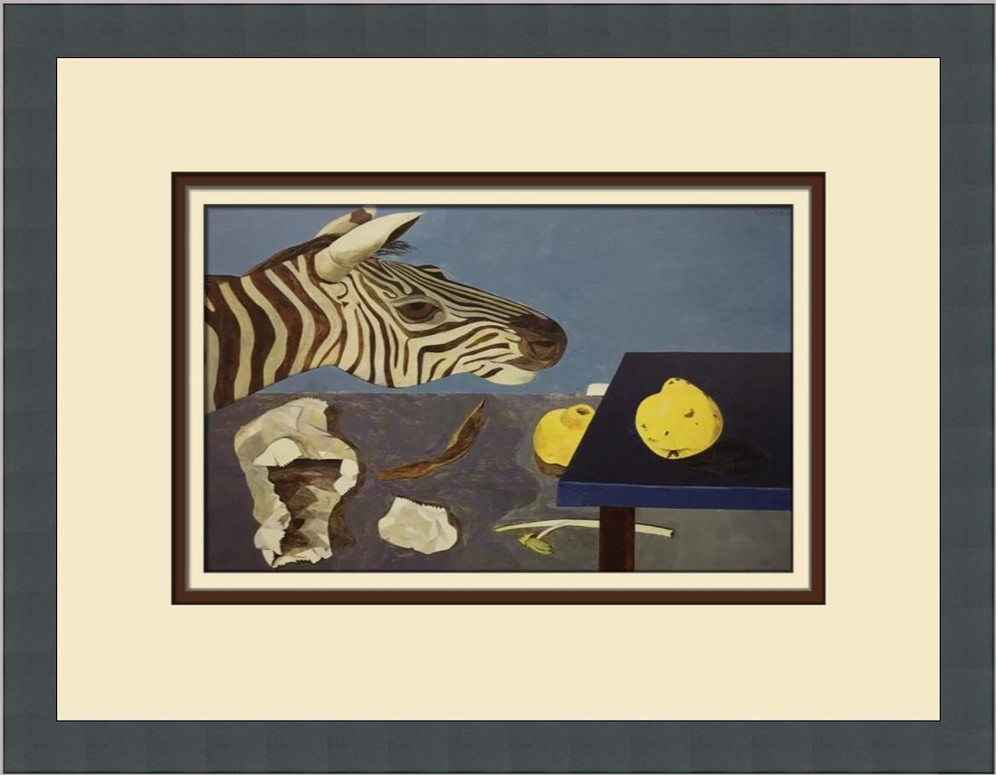 Lucian Freud Quince on Blue Table Custom Framed Art Print 11x14 (1 of 2)