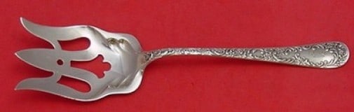 Gorham Douglas Sterling Silver Salad Serving Fork 8 1/4 Inch Monogrammed (1 of 2)