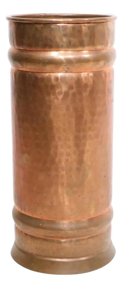 Hand Hammered Copper Cylinder Stand by Nicki Yassaman Turkey 1970s (1 of 10)