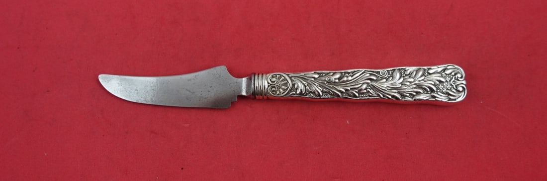 Gorham Saint Cloud Sterling Silver Game Knife 7 Carbon Steel Blade (1 of 2)