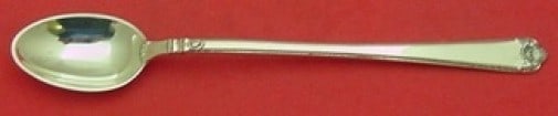 Watson Sterling Silver George II Rex Hand Chased Iced Tea Spoon 7.5" (1 of 2)