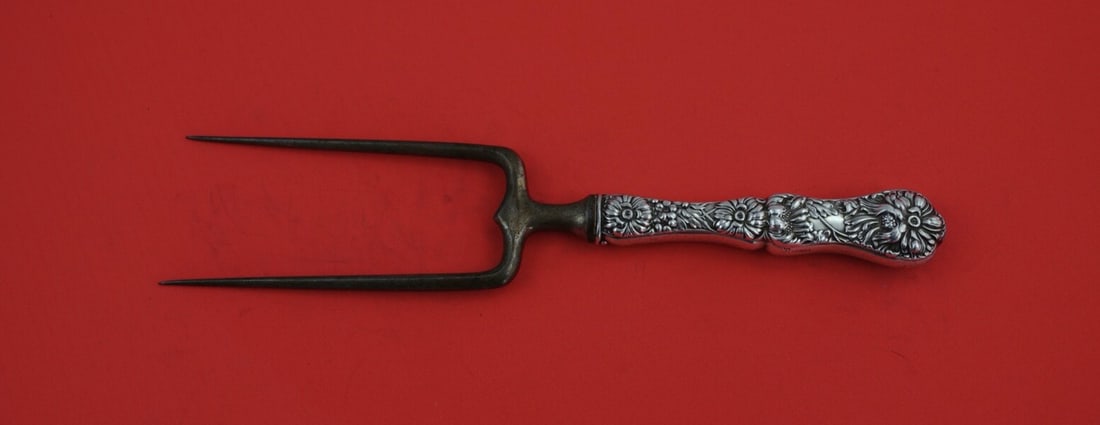 Mount Vernon Yetive Sterling Silver Roast Holder 9 5/8" (1 of 2)