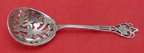 Watson Putnam Sterling Silver Large Nut Spoon 4 5/8 in (1 of 1)
