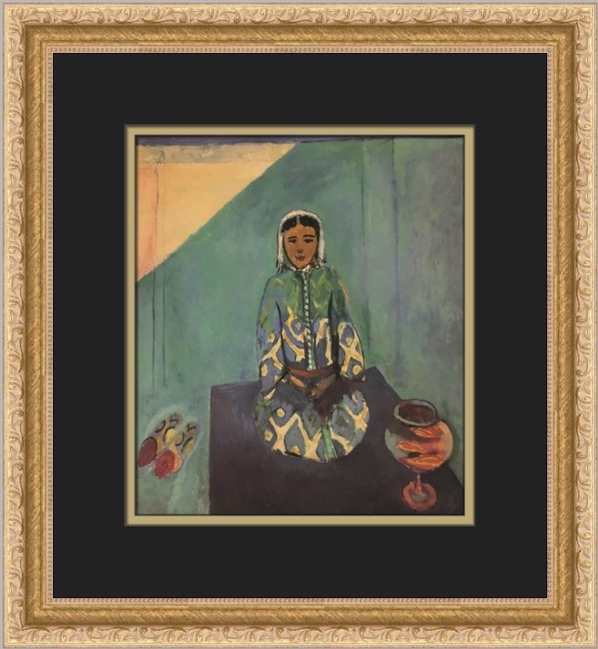 Henri Matisse Zorah On The Terrace Custom Framed Art Print 14x14 (1 of 2)
