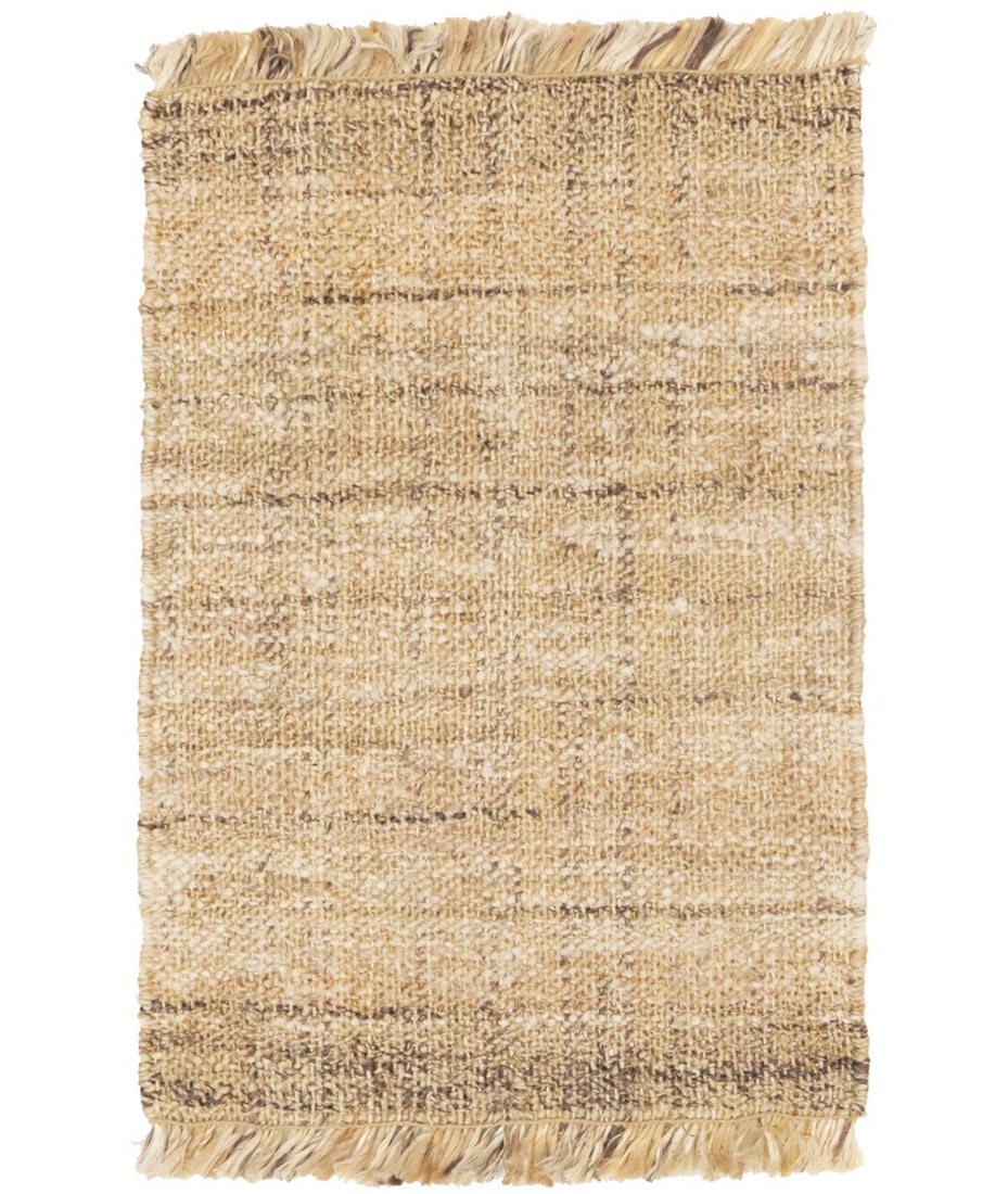 2x3 ft Modern Geometric Hand-Woven Jute Sumak Flatweave Area Rug (1 of 10)