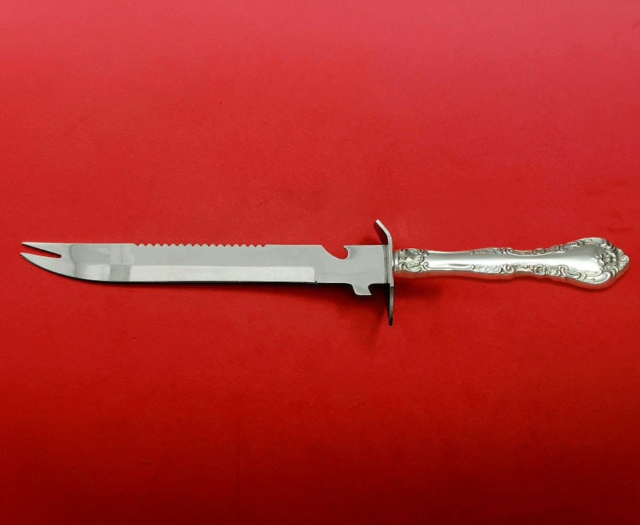 Gorham Alencon Lace Sterling Silver Ham Slice Knife 11.5" (1 of 2)