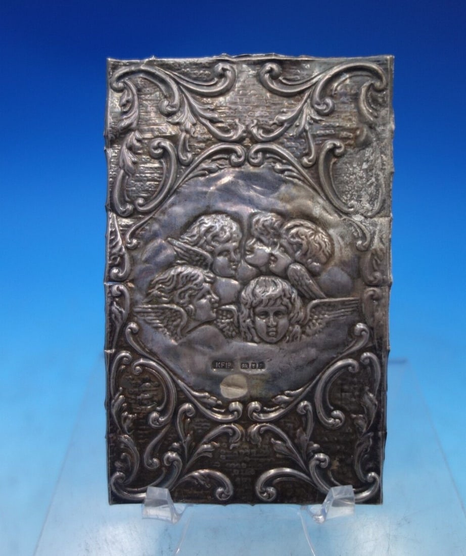 Keford Frames Ltd Sterling Silver Cherub Panel for Box Notebook (1 of 8)