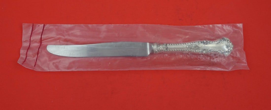 Gorham Cambridge Sterling Silver Dinner Knife 9 3/4" French Style: Gorham Cambridge Sterling Silver Dinner Knife 9 3/4" French Style Introducing the Cambridge by Gorham Sterling Silver Dinner Knife, a stunning addition to your dining collection. This exquisite knife,