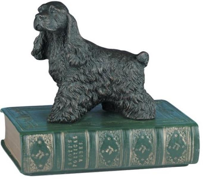 Charming Hand-Cast Cocker Spaniel Sculpture in Resin (1 of 1)