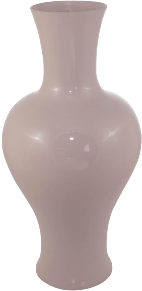Handmade Blush Pink Porcelain Vase Asian Antique Style (1 of 2)