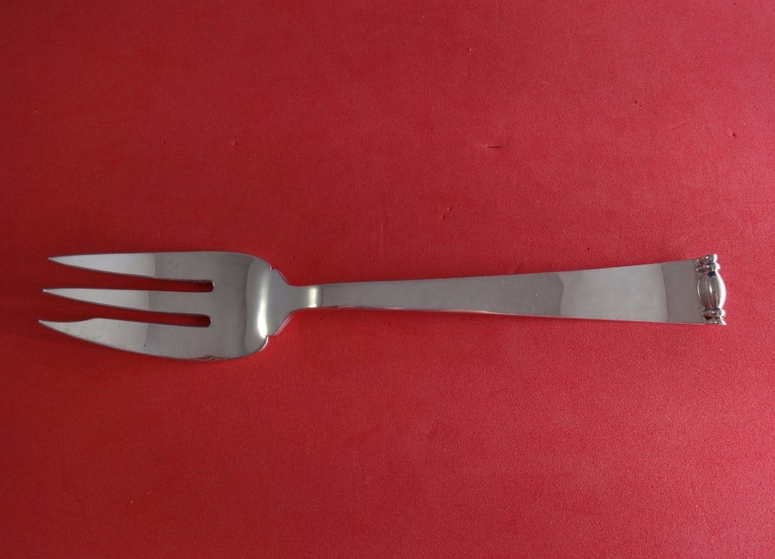 Allan Adler Modern Georgian Sterling Silver 3-Tine Fish Fork 7 1/4" (1 of 1)