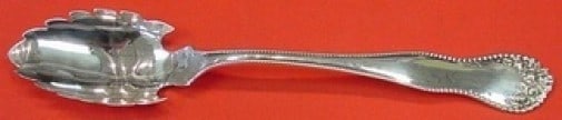 Gorham Lancaster Sterling Silver Custom Spaghetti Spoon 8 1/8": Gorham Lancaster Sterling Silver Custom Spaghetti Spoon 8 1/8" Elevate your dining experience with this elegant custom-made spaghetti spoon from the renowned Gorham brand. Crafted in sterling silver,