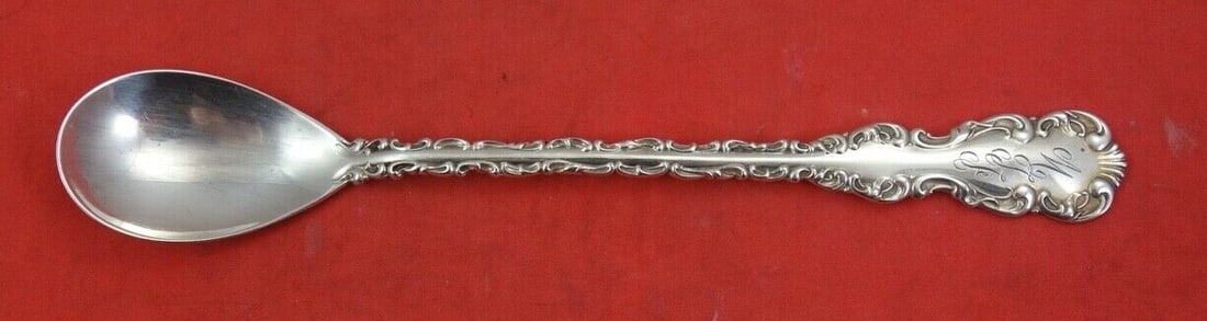 Whiting Gorham Louis XV Sterling Silver Parfait Spoon 6 Inch Teardrop Bowl (1 of 2)