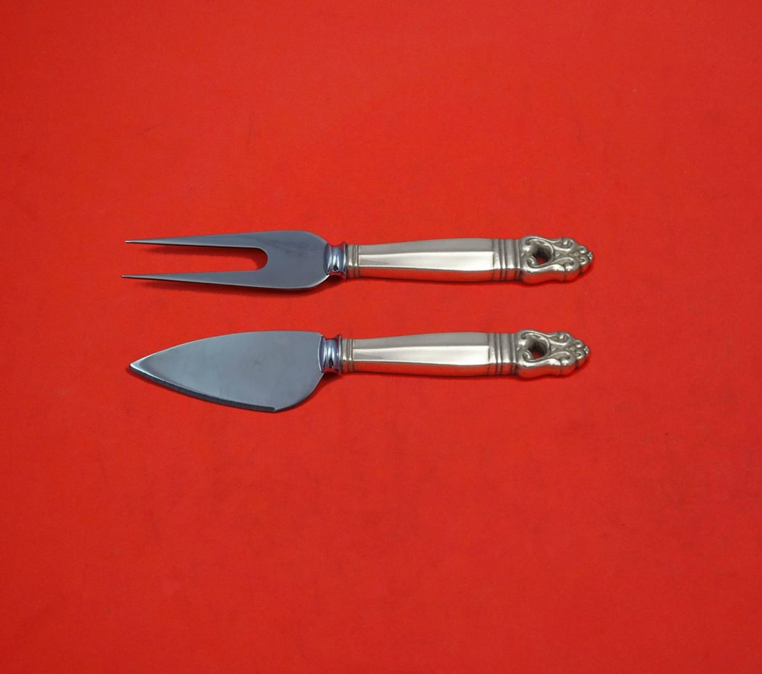 Royal Danish International Sterling Silver Cheese Serving Set 2pc Custom (1 of 2)