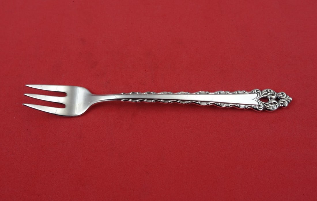 International Sterling La Strada Vintage Cocktail Fork 5.5 inches (1 of 3)