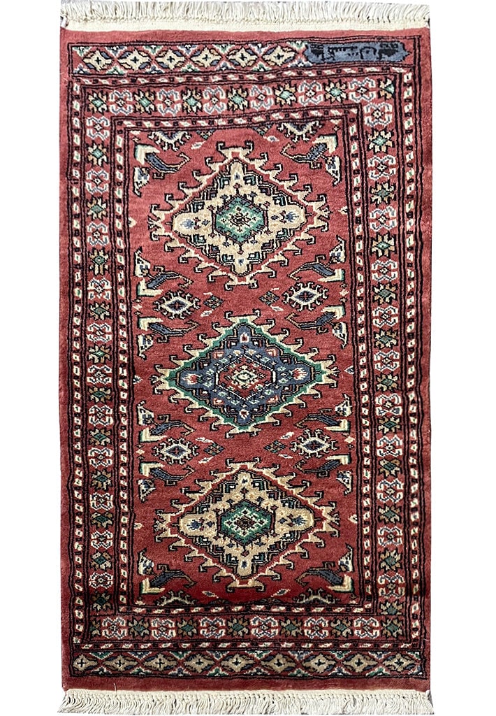 2 x 3.6 Handmade Jaldar Bokara Area Rug (1 of 9)