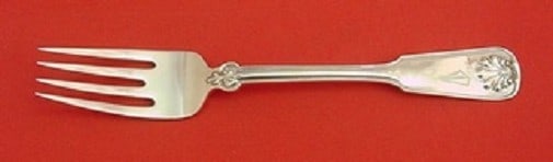 Tiffany & Co Shell and Thread Sterling Silver Cold Meat Fork 8 5/8" (1 of 2)