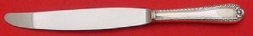 Gadroon International Sterling Silver Dinner Knife 9.5 Inches: Gadroon International Sterling Silver Dinner Knife 9.5 Inches This beautiful dinner knife is part of the Gadroon pattern by International, crafted from high-quality sterling silver. Measuring 9 1/2 in