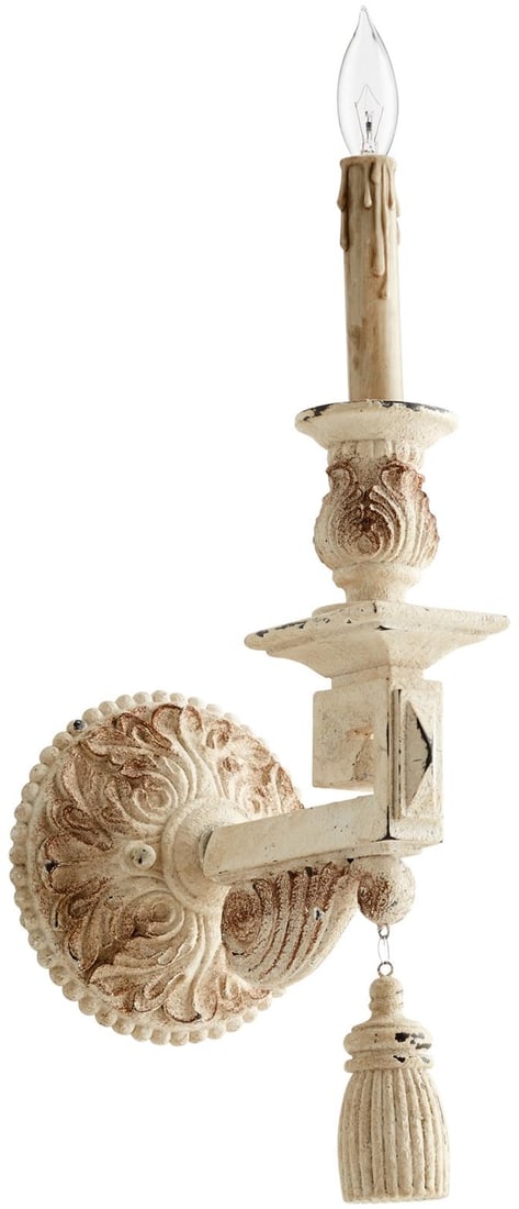 Cyan Brenton Collection Persian White Wall Sconce UL-Listed (1 of 1)